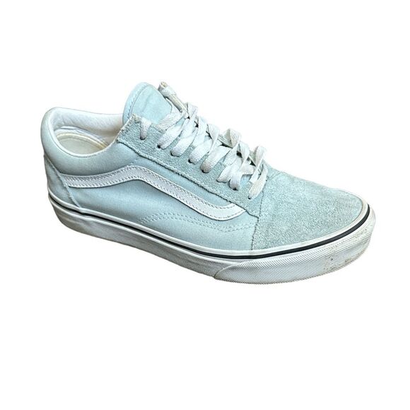 Old Skool Shoe Suede Light Blue Size 9.5 Women’s - Picture 1 of 8
